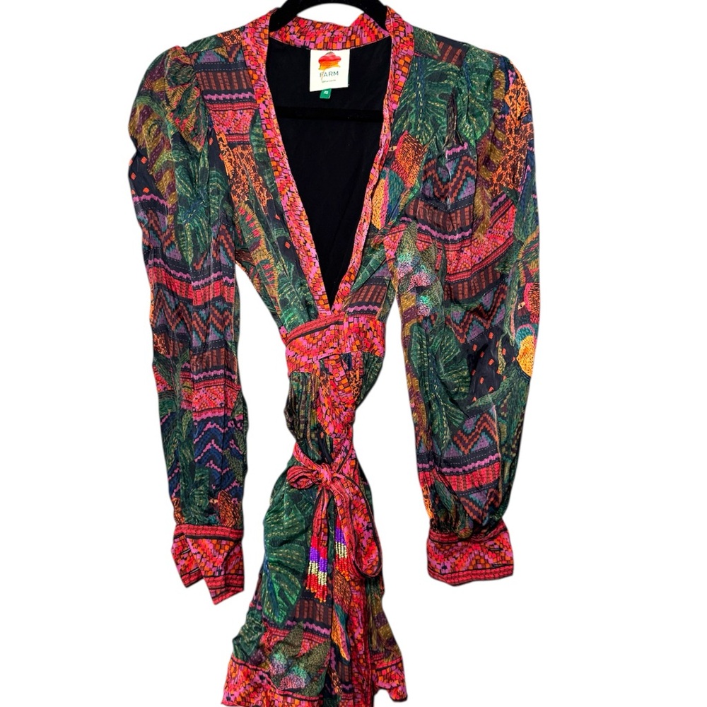 FARM Rio Multicolor Long Sleeve Dress - Picture 4 of 4